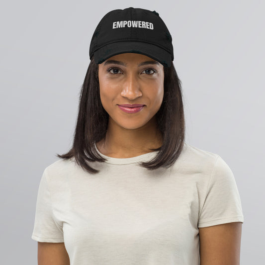 EMPOWERED Distressed Dad Hat