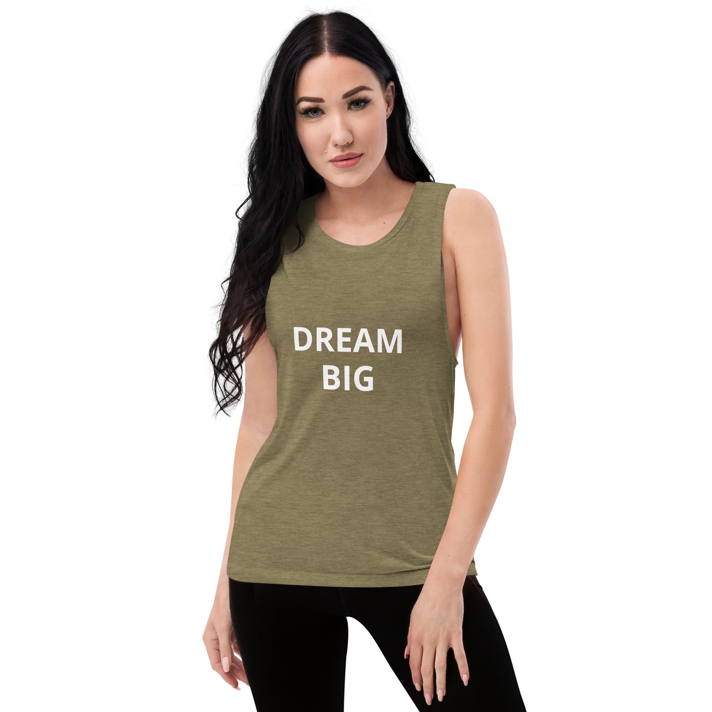 Dream Big Ladies’ Muscle Tank